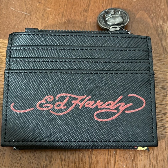 Ed Hardy Card Holder Wallet NWT - Picture 8 of 11